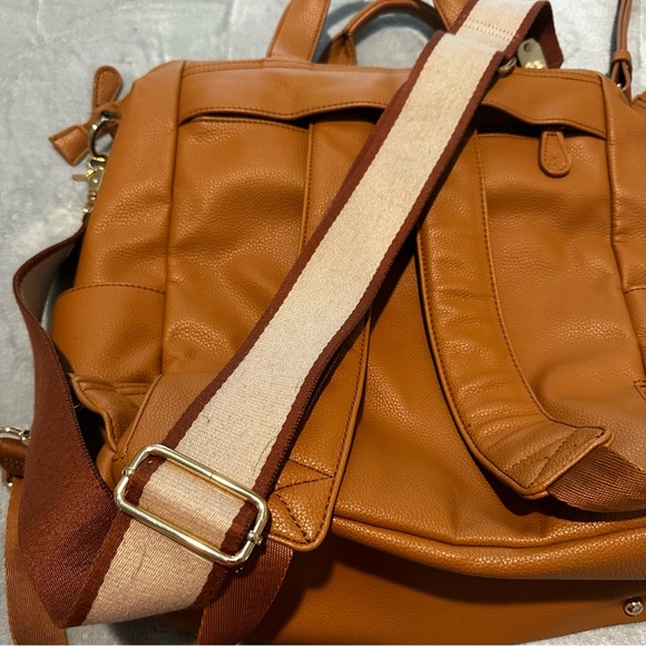 Lily Jade Caroline Diaper Bag Set GUC Brown - Picture 9 of 13